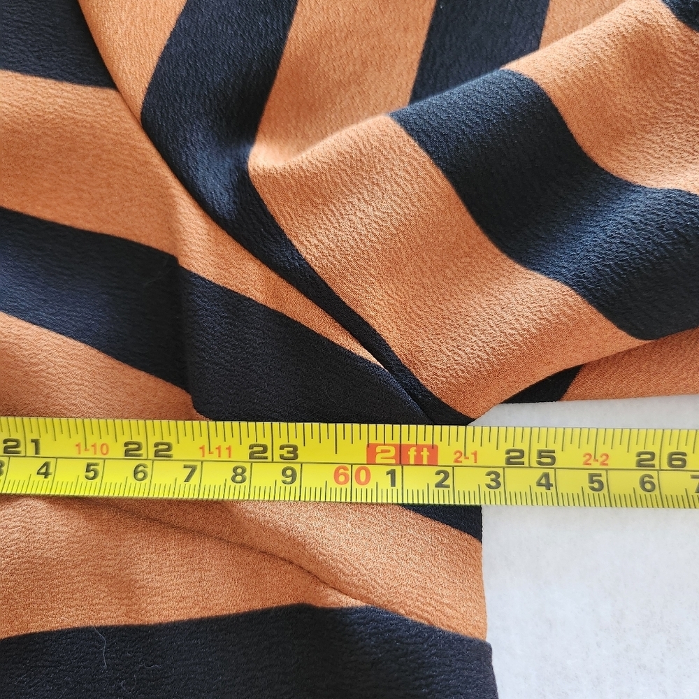 Who What Wear Black and Brown Striped Blouse Size 2X - Picture 8 of 8